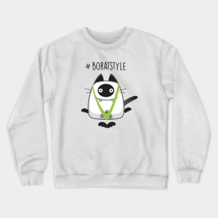 Kiki the Kitty - Borat Style Crewneck Sweatshirt